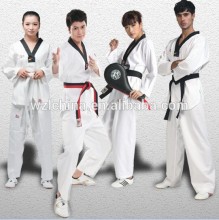 WTFm Taekwondo White V Neck Uniform Adults Martial Arts Suits