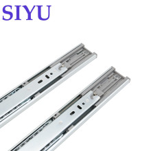 Soft Close Drawer Slides 45mm Three-Fold Ball Bearing Furniture Slider
