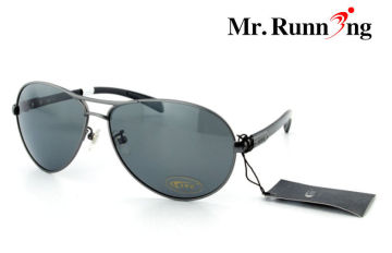 Polarized Night Driving Glasses , Durable Anti-fatigue Aviator Sunglasses