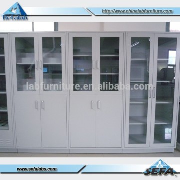 glass door laboratory cabinet/medical storage cabinet/steel storage cabinet