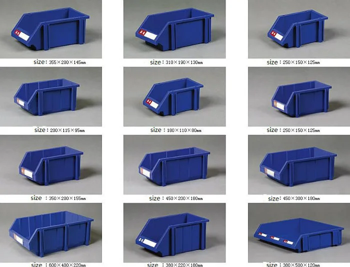 Wall Mounted Small Parts Plastic Storage Boxes for Sale