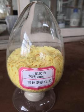 Sodium sulphide yellow flakes low iron