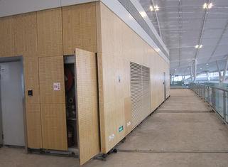 Eco Friendly Wooden Perforated Acoustic Panel , Noise Reduc
