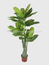 artificial tree --185cm evergreen tree, big leaf plant