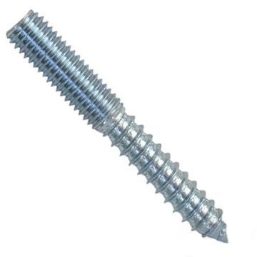 Zinc-Plated Carbon Steel Dowel Screws with Double Head H Design