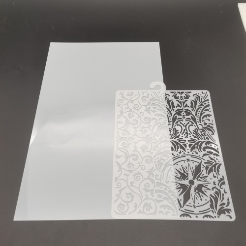 250 ไมค์สีขาว mylar blank stencil ฟิล์ม