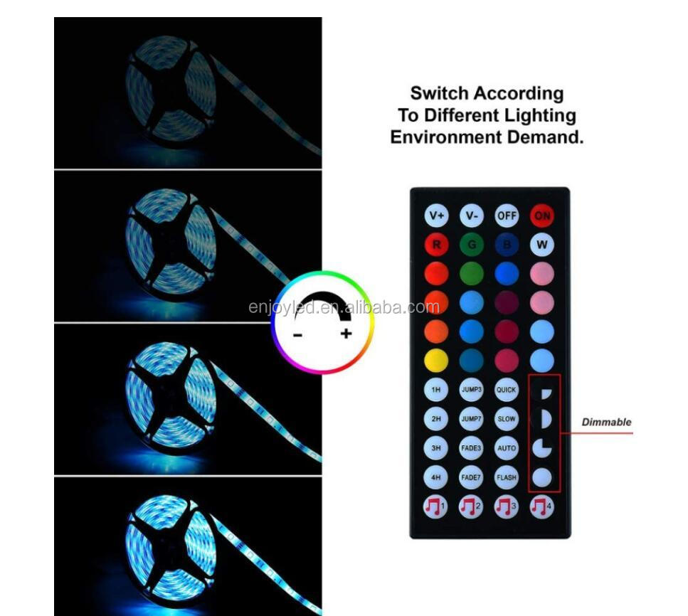 hot sale Amazon private model 44 key music synchronization controller timing 5050rgb set led light strip