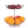 Double tier Creative Fruit Basket Hollow Fruit Bowl