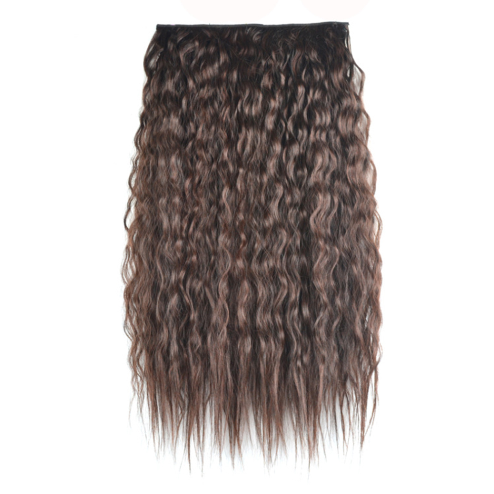 Hot sellhair clip in extension Afro wave clip in hair extension synthetic clip in curly hair extension for black women