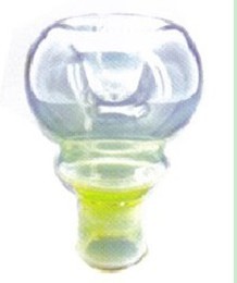 Colored Glazed Medium Size Colored Glazed Ceramic Head Tobacco Bowl