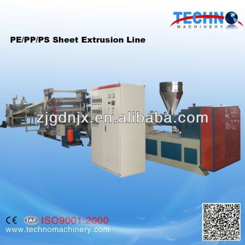 PP PE Plastic Sheet Machine Plastic Extrusion Machine