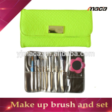 MB1110 price factory pu leather grain bag case makeup sets cosmetic