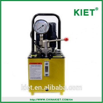 KIET China Manufacturer Hot Sell 0.75KW 220V Electric Hydraulic Oil Pump with Manual Valves