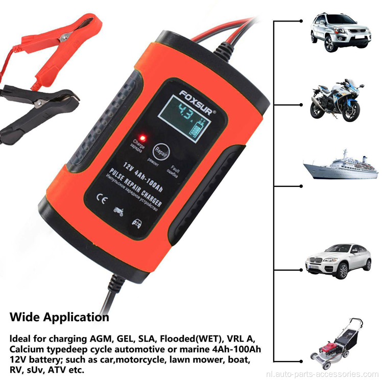 Auto Intelligente Smart Fast Battery Charger