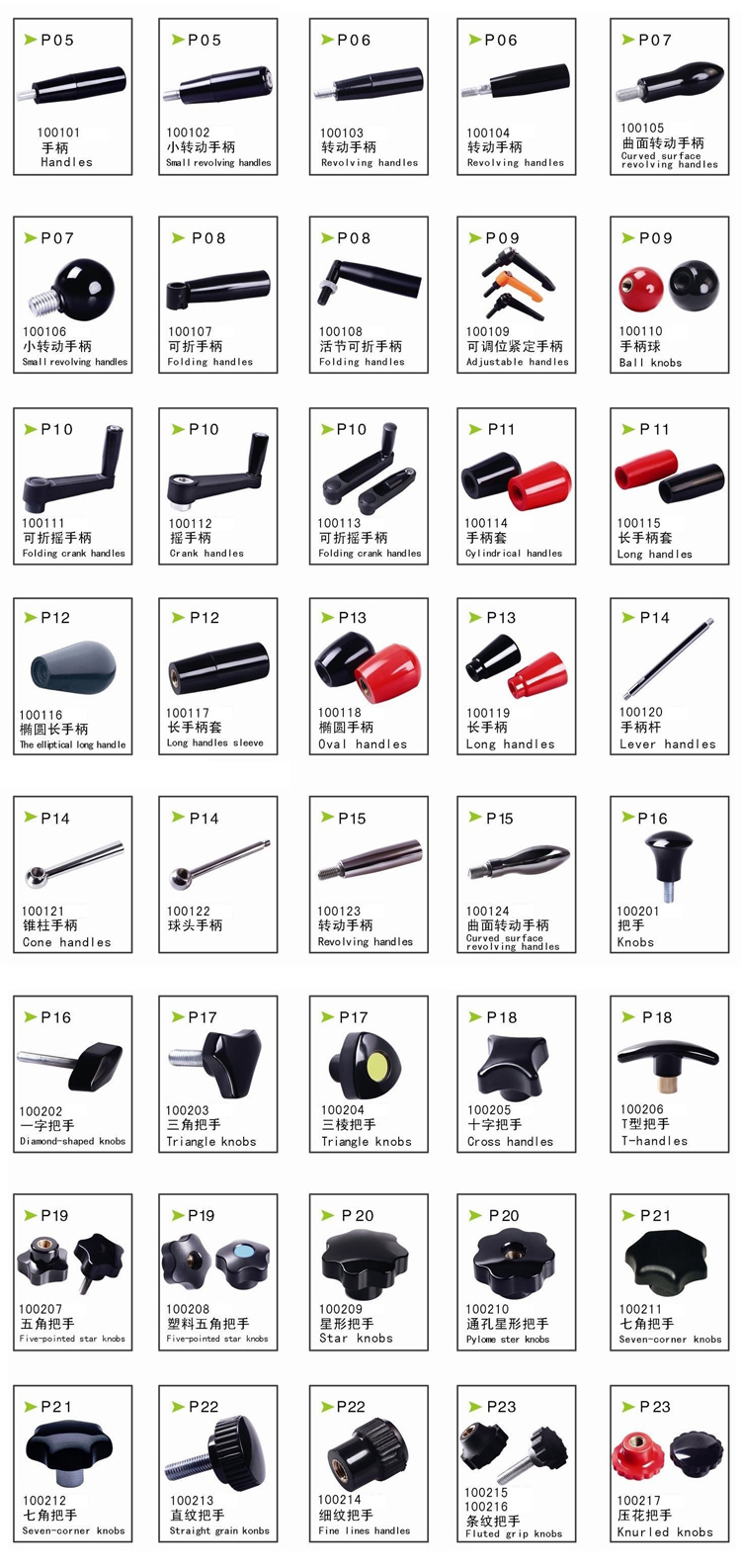 Plastic Head Thread Black handle Screw Bakelite Knob cheap oem/odm adjustable screw knobs