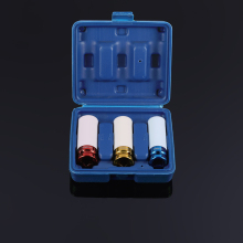 3PCS 1/2 Inch Deep Aerodynamic Metric Sockets