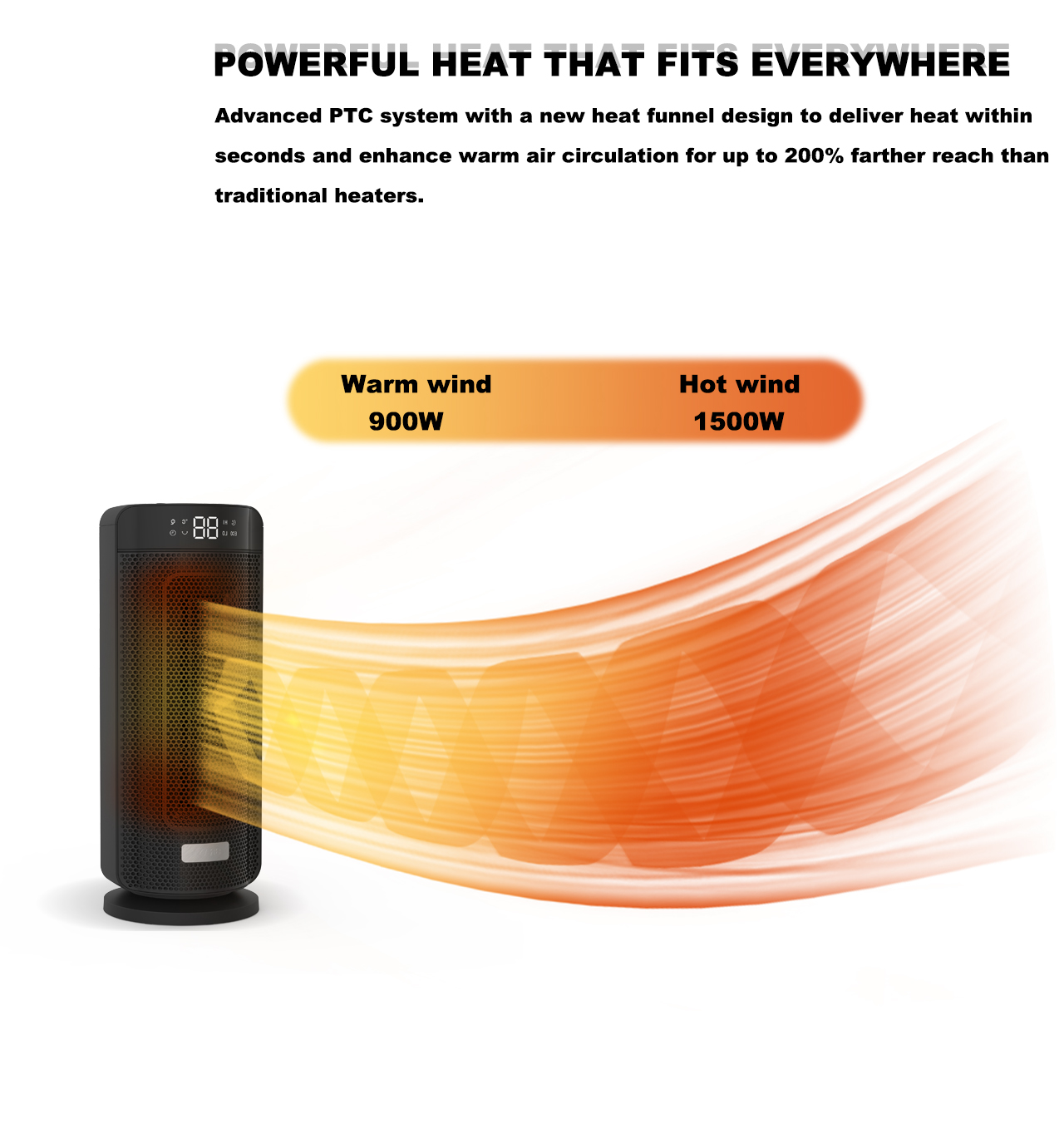 HTN-N012 PTC Ceramic Fan Heater motor HTN-N012 PTC Ceramic Fan Heater motor