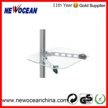 2016 new products of Glass tv standing TV643 DVD rack shelf bracket tv / lcd glass stand