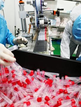 Medical Disposable Virus Testing Swab Single-Use Virus Sampling Tube With Flocking Swab