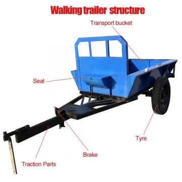 30 m3 3 axle dumping cargo trailer