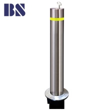 Stainless Steel Manual Rising Bollard Traffic Post Stanchion Pole