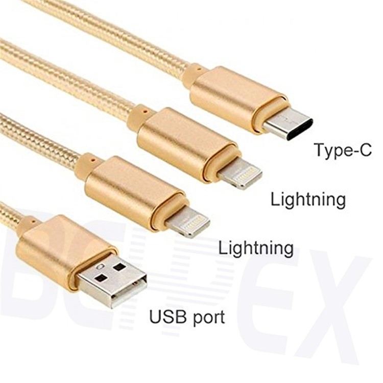 Bracelet 3 in 1 USB Charging Cable