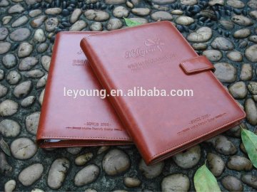 Leather A4 Writing Agenda, Document Holder File Folder