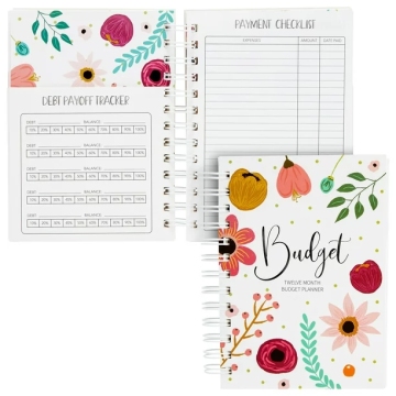 2024 Customization Hardcover Yearly Budget Planner with Spiral Binding