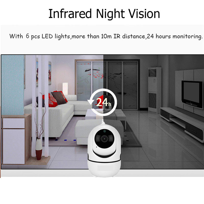 1080P FHD Baby Monitor With 2.4G WiFi Wireless IP Camera Home Security Indoor Surveillance Camera with Two Way Audio