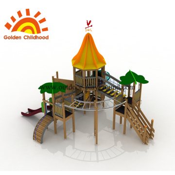 Kemudahan Menara Yellow Slide Climber Untuk Dijual