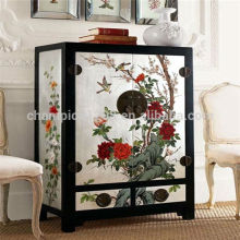 Unique chinese style pattern wooden wardorbe, canbinet, bookcase designs