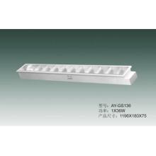 LED louver light fitting