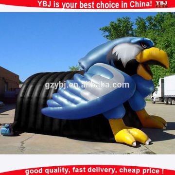 Outdoor advertising inflatable football helmet tunnel,inflatable mascot tunnels