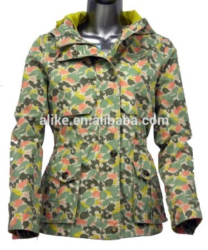 ALIKE camo spring jacket lady jacket jacket factory in China