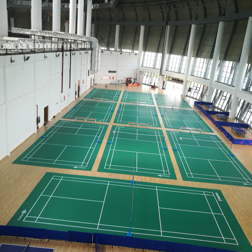 Tapis de terrain de sport de badminton approuvé par BWF