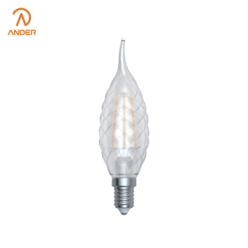 Multi-Wattage Transparent Filament Bulb with Long Lifespan