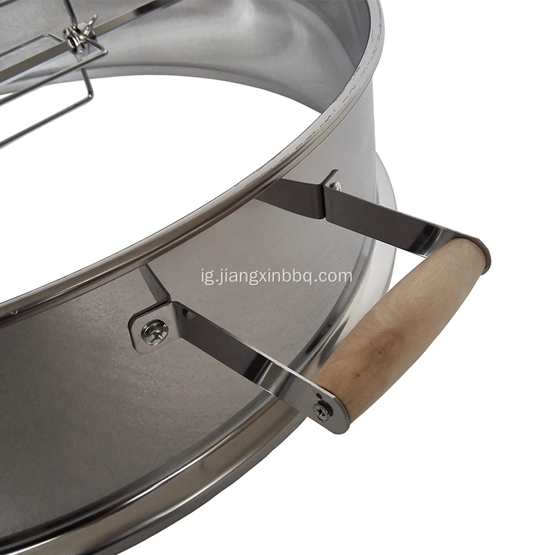 22.5 &#39;&#39; igwe anaghị agba nchara BBQ Rotisserie Ring