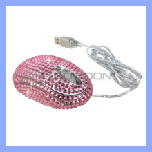 Mini Wired Opitical Mouse, Bling Mouse for Laptop/Notebook/PC (Mouse-361)