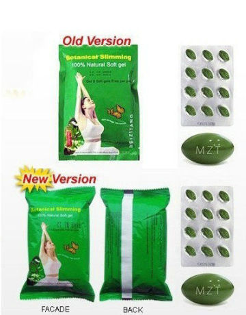 Restrain Appetite Herbal Slimming Pills , No Toxin Slimming Soft Gels