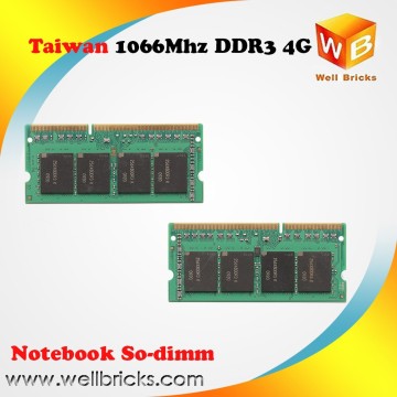 Computer memory ram Full compatible Original chip RAM memoria ddr3 4gb 1gb 2gb 1066MHZ laptop