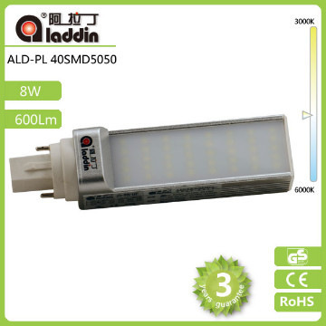 Luz de led E27 8W PL