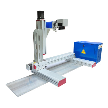 MOPA Fiber Laser Marking Machine with Moving Module