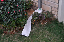 Drain Away Down Spout Extender_white?