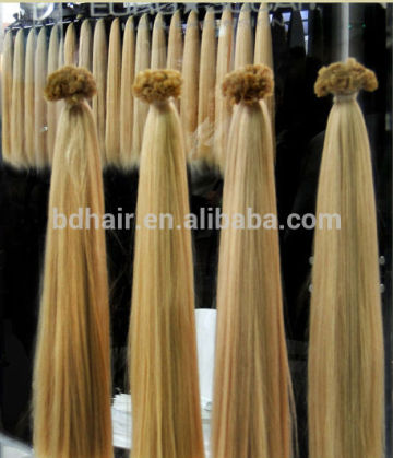 silver human hair extensions 100% Human Hair