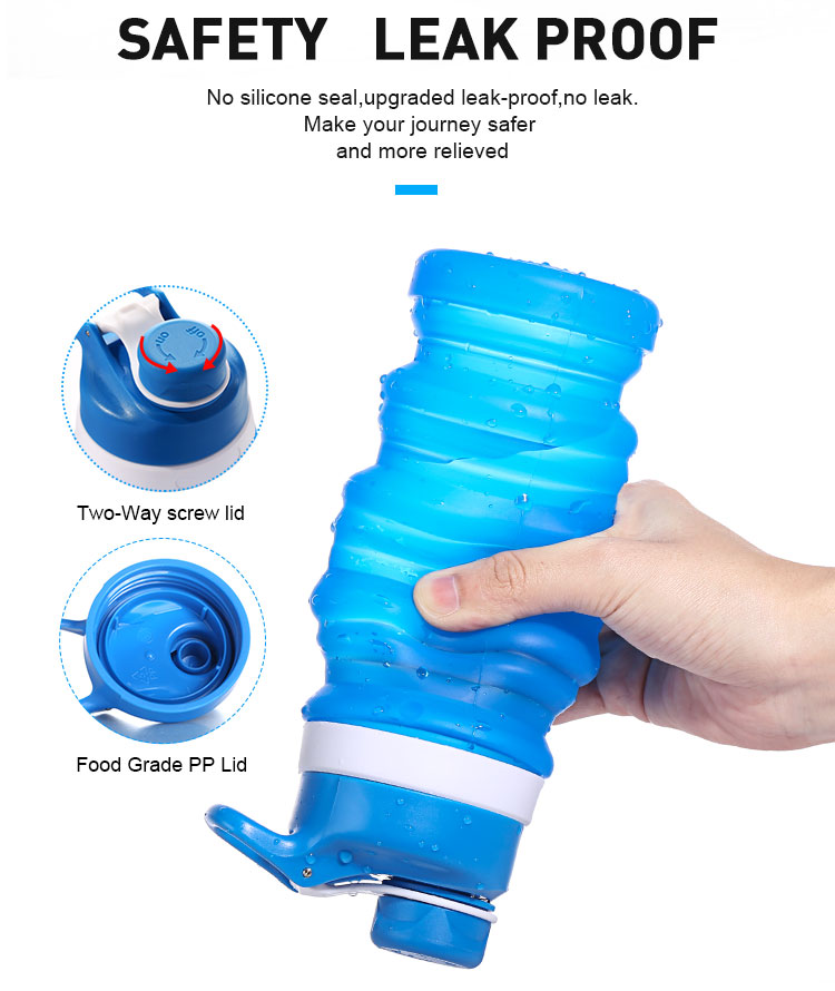 בקבוק מים מסיליקון MFZ-J004 silicone water bottle MFZ-J004