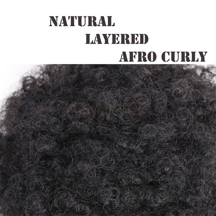 Vigorous Synthetic Afro Puff Drawstring Ponytail Short Kinky Curly Hair Bun Extension Donut Chignon Hair Pieces Four Clips