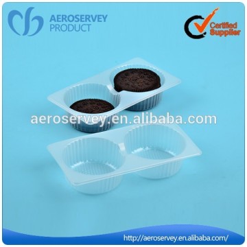 Professional manufacture biscuit transparent plastic containers for desserts