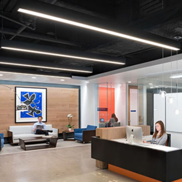 Modern LED Linear Lighting for Office Ceilings