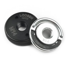 Quick Release Flange Nut Set M14 Screw for Angle Grinder 115-230 Grinders - Black