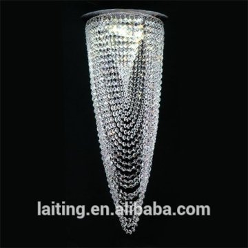 crystal line chandelier for wedding